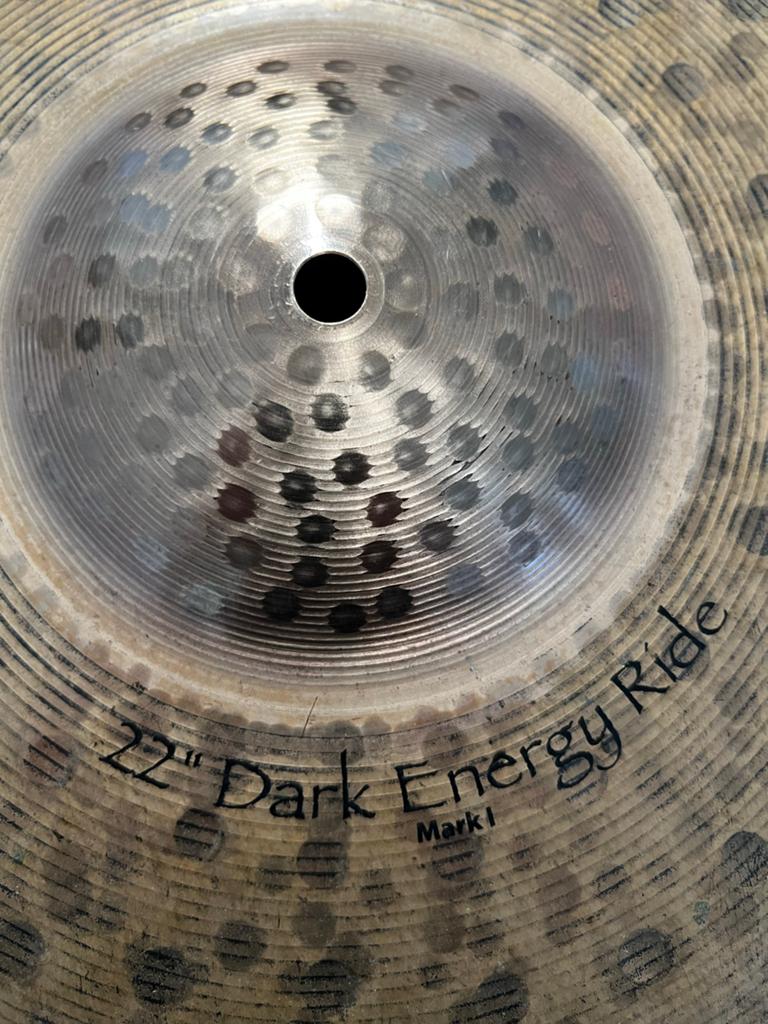 Paiste 22" Dark Energy Ride Mark I, Muziek en Instrumenten, Drumstellen en Slagwerk, Ophalen of Verzenden, Gebruikt, Overige merken
