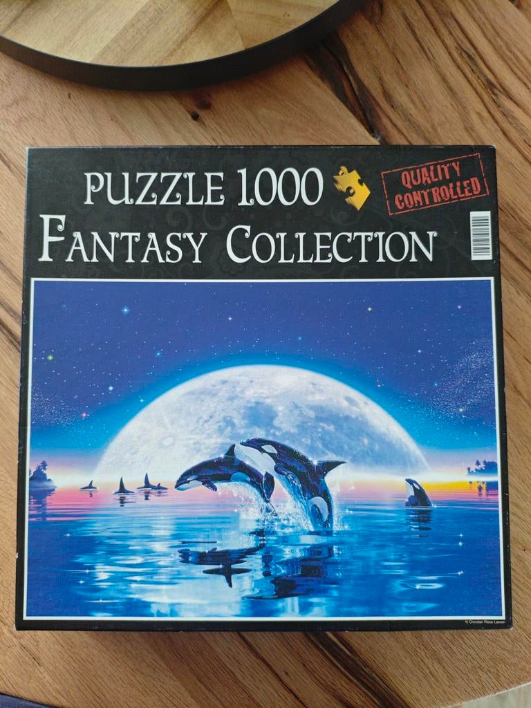Puzzel 1000 stukjes Fantasy Collection Orka's, Ophalen of Verzenden, 500 t/m 1500 stukjes, Gebruikt, Legpuzzel