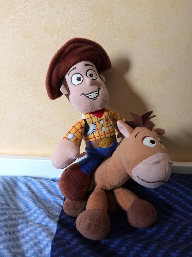 Woody en Bullseye knuffels, Ophalen, Zo goed als nieuw, Paard