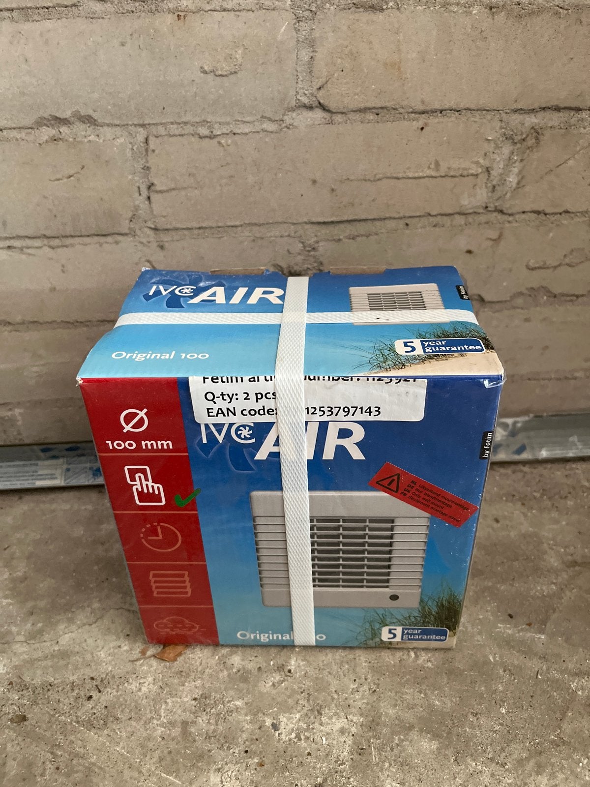 Nieuwe Inbouwventilator - IVC AIR - 98 m³/h, Ophalen, Nieuw, Ventilator