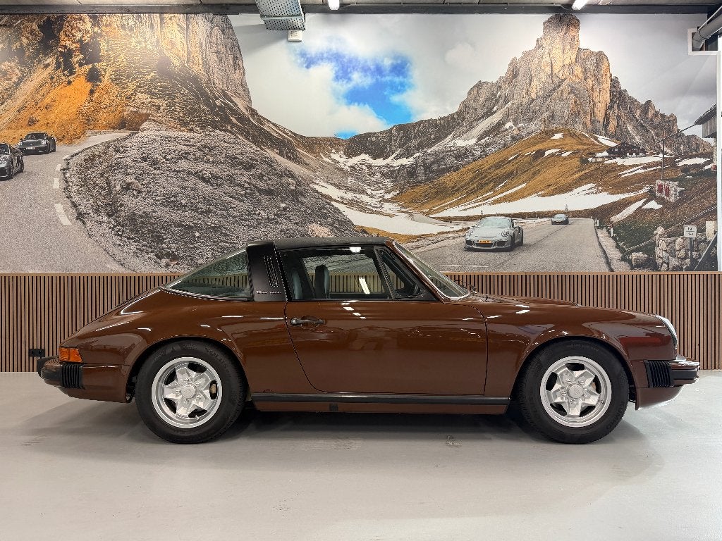Porsche 991 S Targa 1975, Auto's, Achterwielaandrijving, 1440 kg, Zwart, Leder