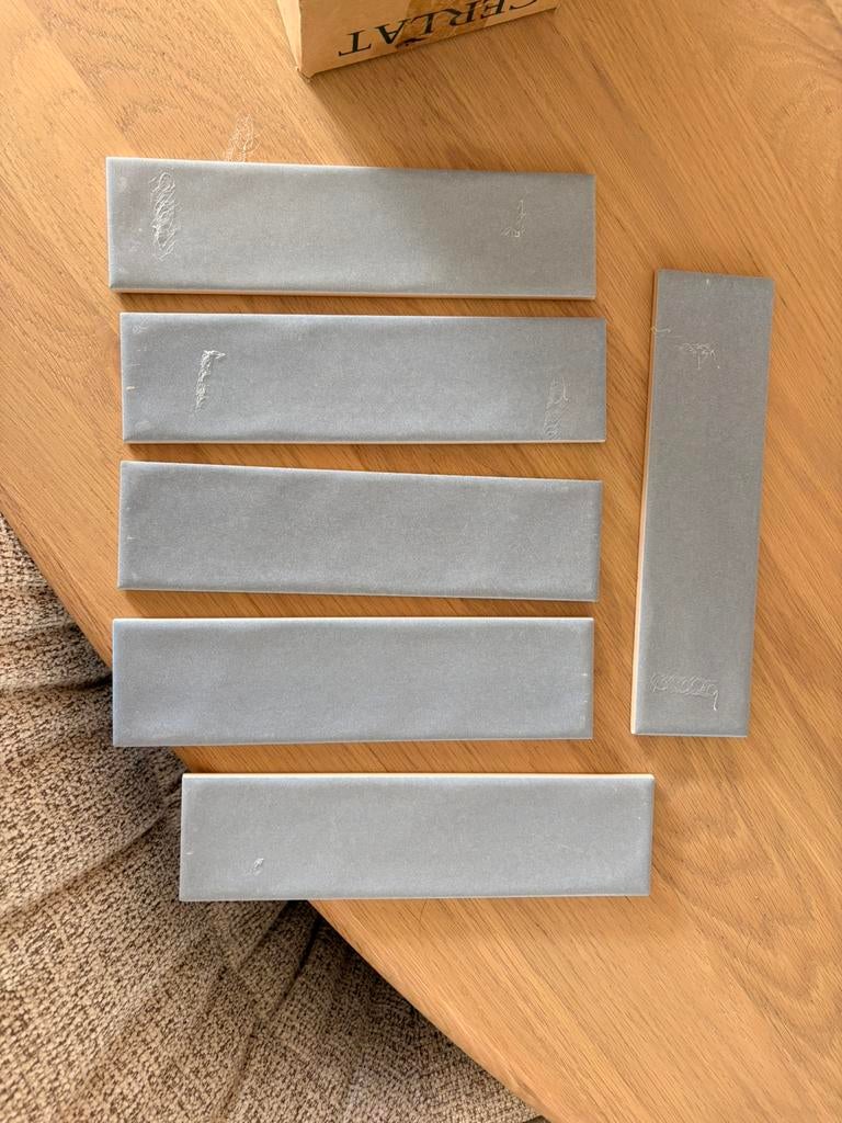 Wandtegels Tempo Aqua 65x25 – NIEUW (1 doos over), Doe-het-zelf en Verbouw, Tegels, Ophalen, Minder dan 20 cm, Zo goed als nieuw