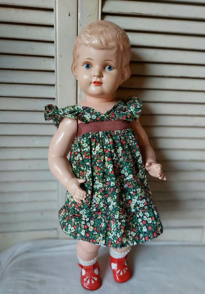 mooie antieke celluloid celba pop, Verzamelen, Poppen, Gebruikt, Pop, Ophalen