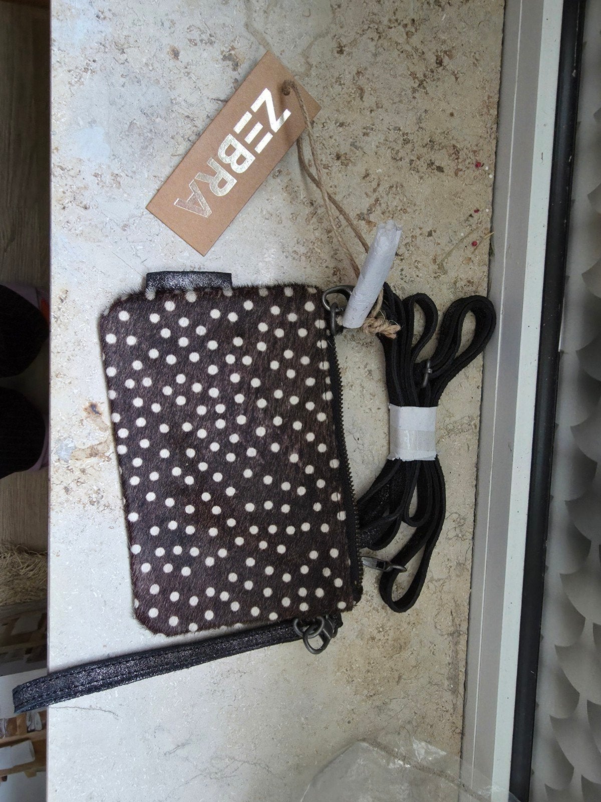 nieuwe zebra tas/clutch, Ophalen of Verzenden, Nieuw, Zwart, Overige merken