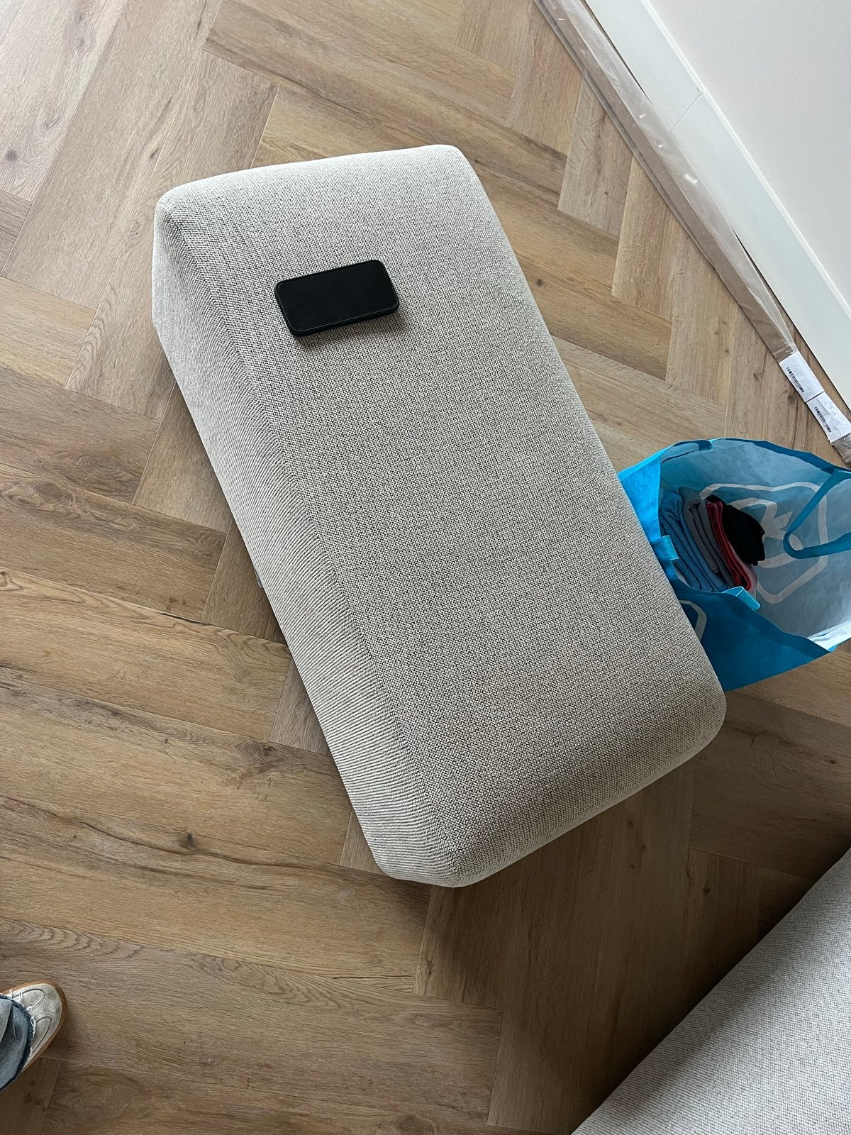 HKliving Hocker Jax - Zo goed als nieuw, Ophalen, Minder dan 50 cm, 75 tot 100 cm, Zo goed als nieuw