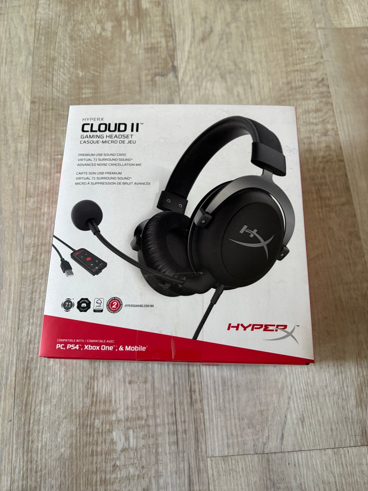 HyperX Cloud II Gaming Headset - Zwart/Grijs