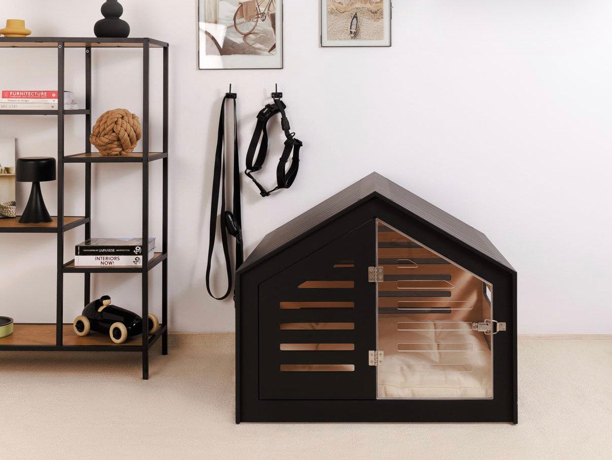 Honden bench lichtgrijs grote hond, Dieren en Toebehoren, Ophalen, Zo goed als nieuw, 75 tot 110 cm, 65 tot 100 cm