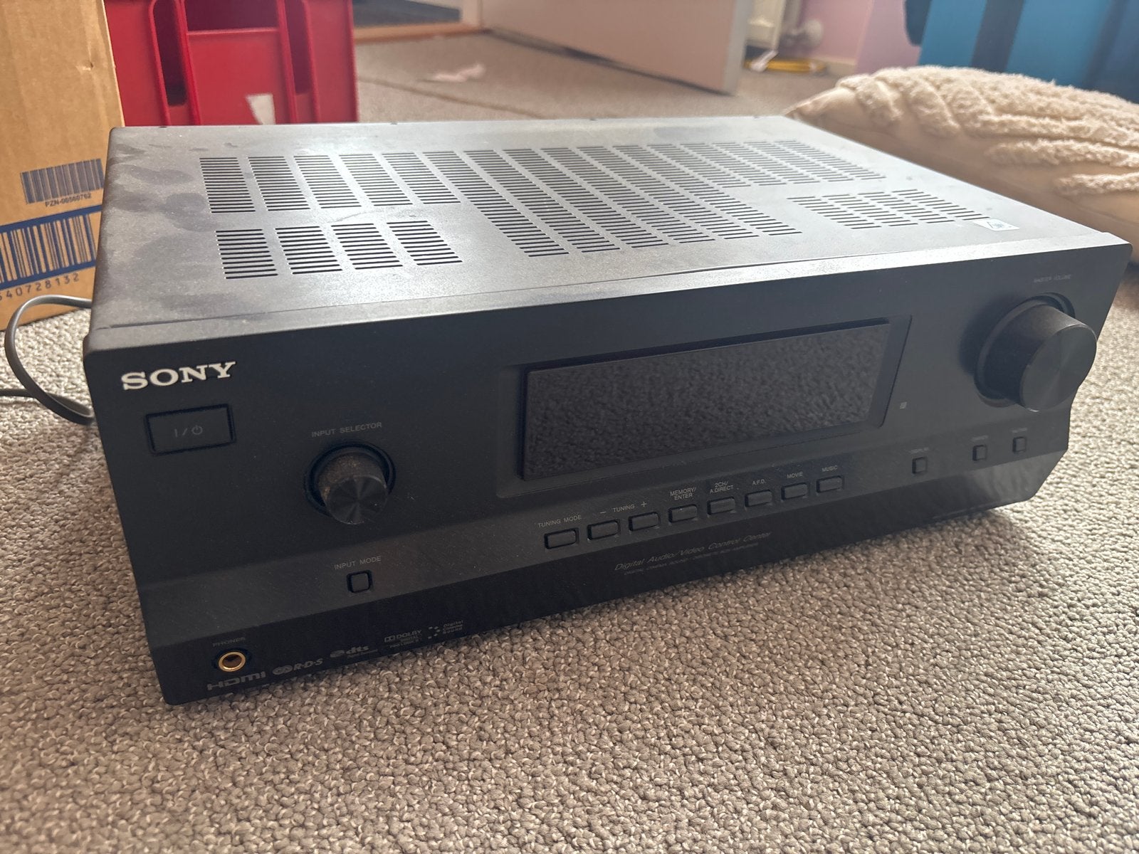 Sony AV-receiver met HDMI, DTS en Dolby Digital, Ophalen of Verzenden, 60 tot 120 watt, Sony, Gebruikt