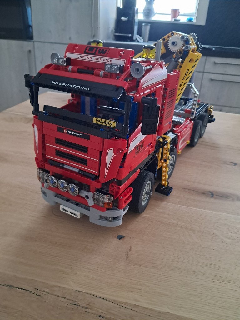 Technic kraanvrachtauto 8258, Kinderen en Baby's, Speelgoed | Duplo en Lego, Gebruikt, Lego, Compleet, Ophalen of Verzenden