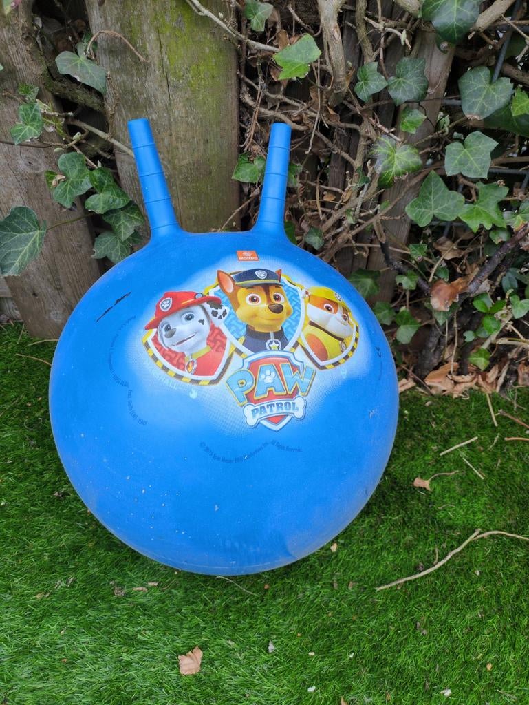Skippybal Paw Patrol - Blauw, Kinderen en Baby's, Speelgoed | Buiten | Los speelgoed, Ophalen of Verzenden, Zo goed als nieuw