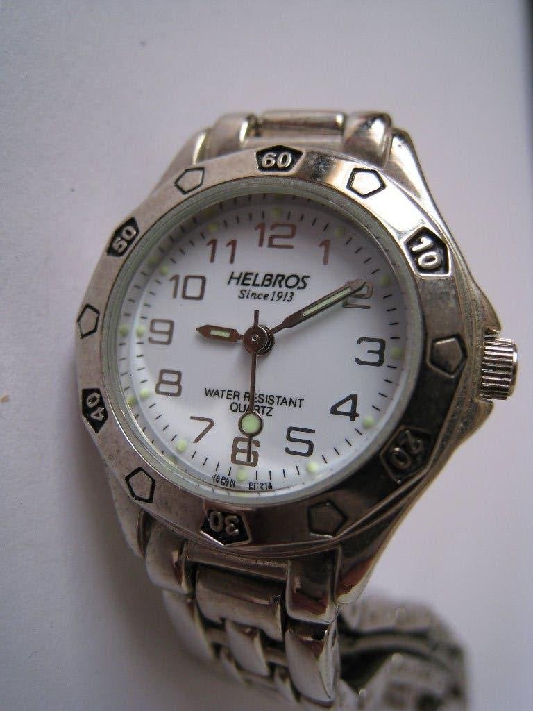 DAMES  EN OF HEREN HORLOGES ;, Overige merken, Leer, Staal, Verzenden