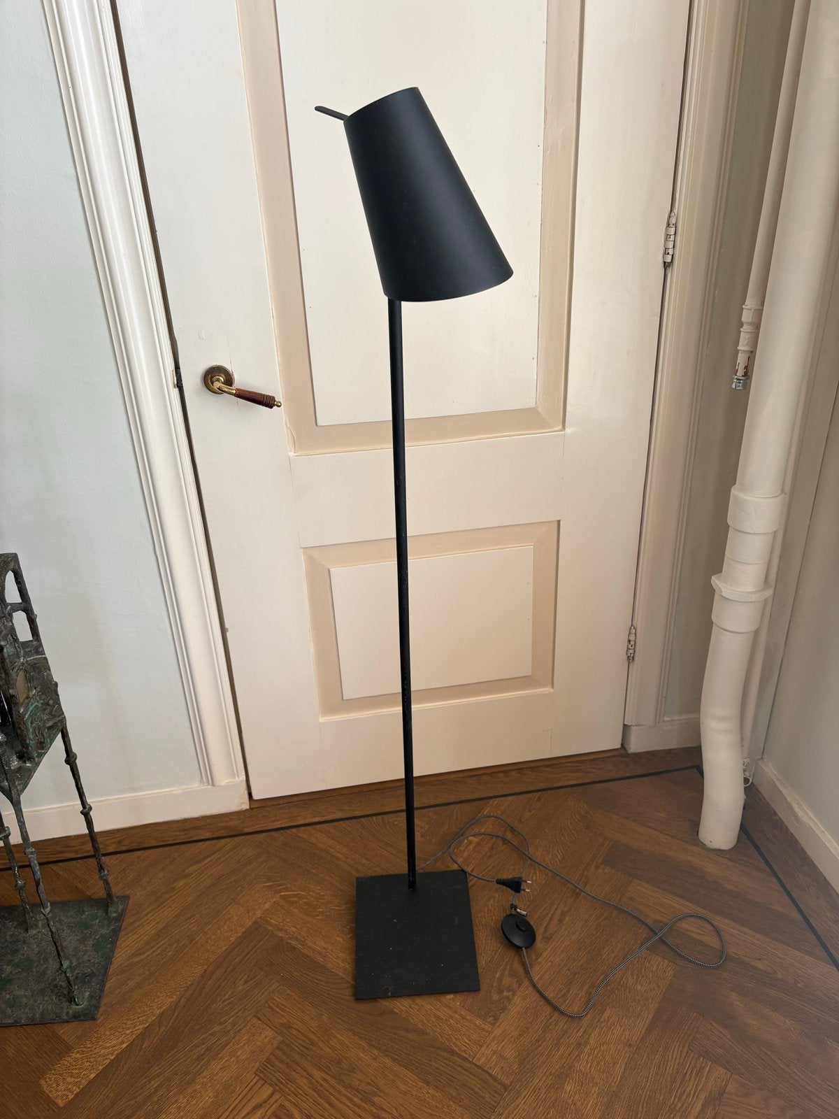 IT'S ABOUT RoMi Cardiff Vloerlamp Zwart, Ophalen, Gebruikt, 100 tot 150 cm, E14 (klein)