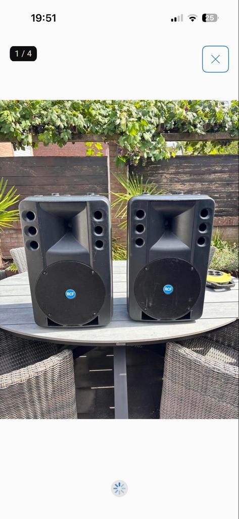 RCF actieve speakers, Audio, Tv en Foto, Luidsprekers, Overige merken, Gebruikt, Ophalen of Verzenden, 120 watt of meer