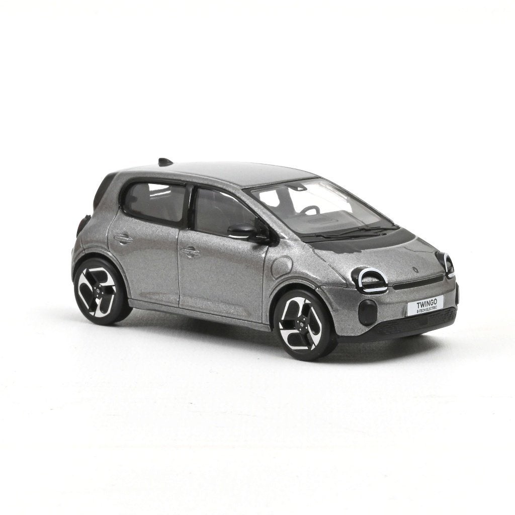 Norev 1:43 Renault Twingo E-Tech 2026 Shadow Grey in vitrine