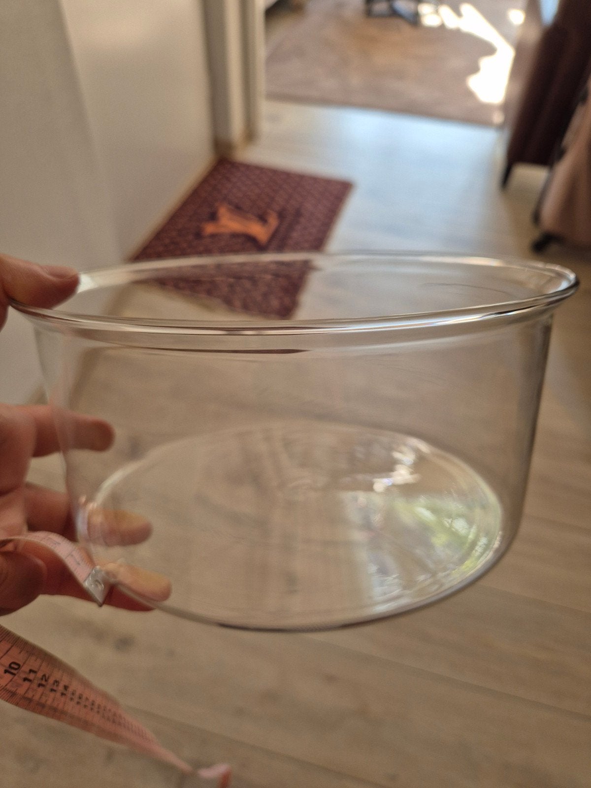 Glazen taartstolp met schaal - Zo goed als nieuw, Overige typen, Ophalen of Verzenden, Zo goed als nieuw, Glas