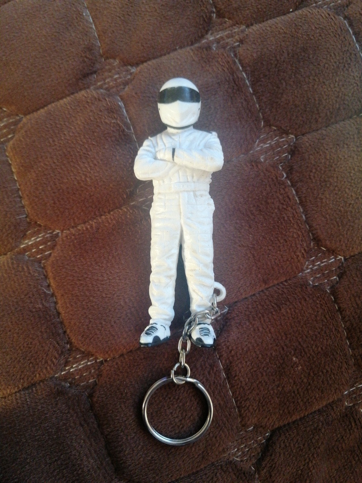 The Stig sleutelhanger Top Gear, Ophalen of Verzenden, Gebruikt, Knuffel of Figuurtje