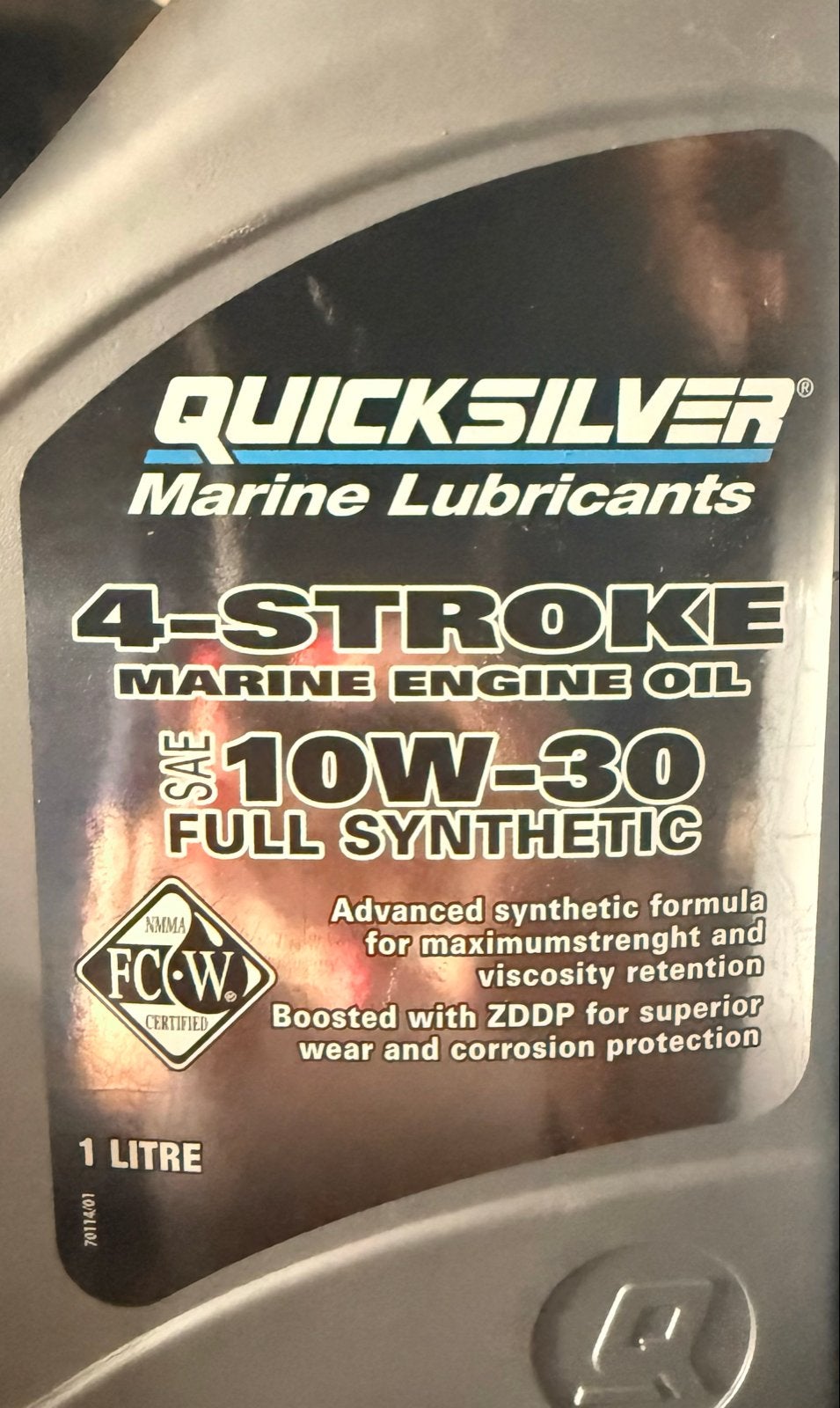 Quicksilver 4-takt 10W-30 full synthetisch 1L, Watersport en Boten, Ophalen of Verzenden, Nieuw, Motor en Techniek