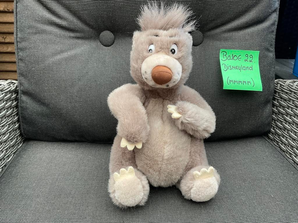 Nieuwe zgan Disneyland Parijs Jungle boek baloe knuffel, Ophalen, Nieuw, Knuffel