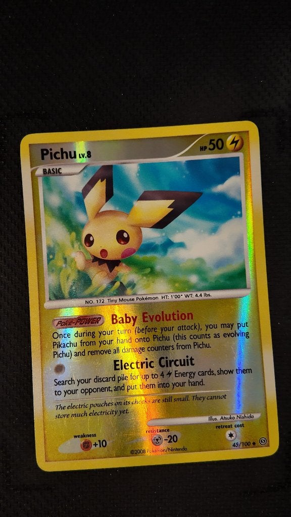 Pichu 1 45 Stormfront | Pokemon kaart, Ophalen, Zo goed als nieuw, Losse kaart, Foil