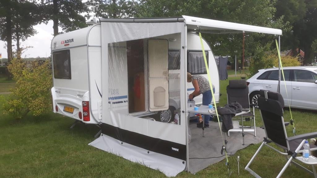 Thule cassette zij wanden, Caravans en Kamperen, Windschermen, Zo goed als nieuw, Ophalen