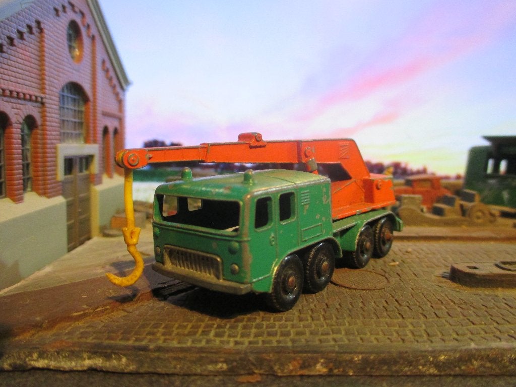 1:114 Faun 8-wheel Crane - Lesney Matchbox Nr.20C 1965 #3, Ophalen of Verzenden, Gebruikt, Auto