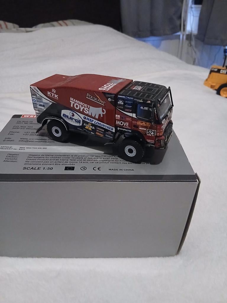 Relie auto van wsi van volvo 1.50 met doos, Ophalen of Verzenden, Zo goed als nieuw, Bus of Vrachtwagen
