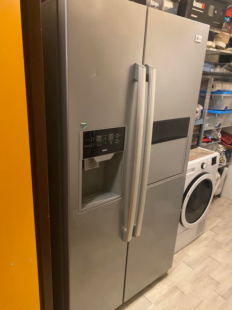 LG GW-P207FLQA Amerikaanse Koelkast, Witgoed en Apparatuur, Koelkasten en IJskasten, 200 liter of meer, 60 cm of meer, Met aparte vriezer
