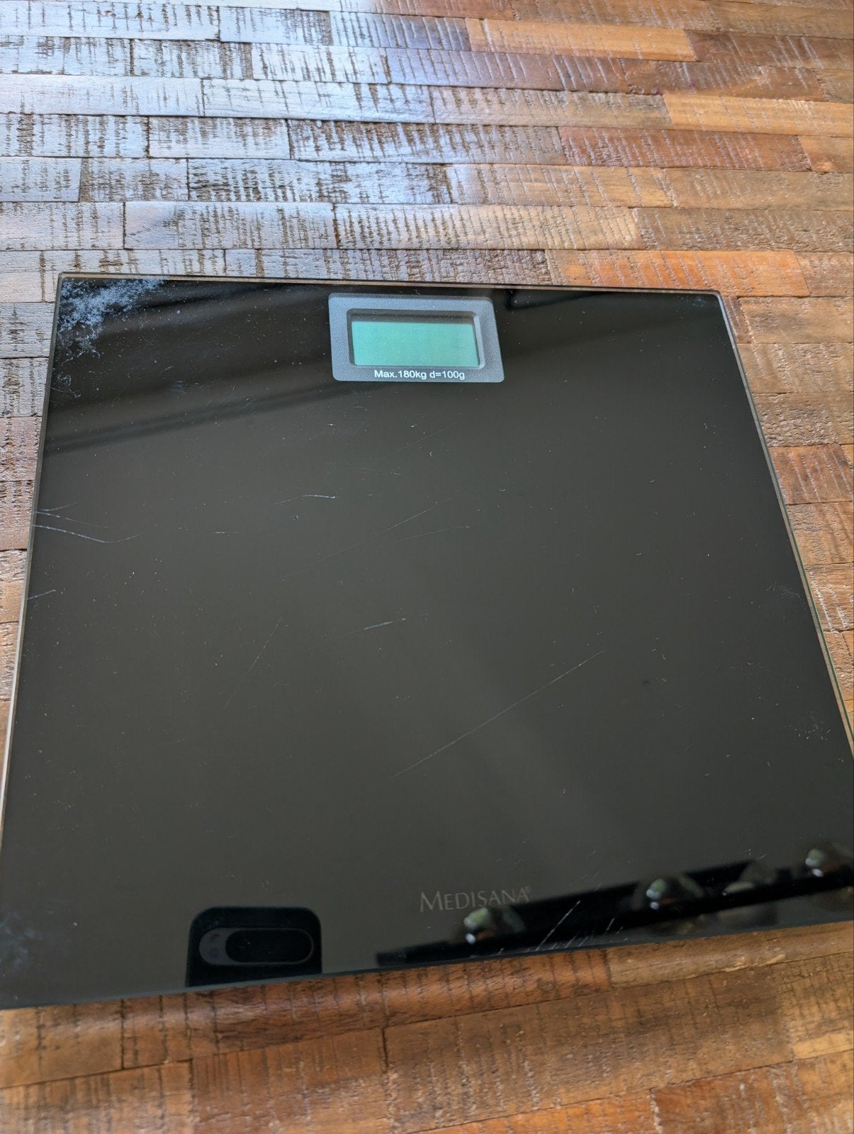 Medisana Personenweegschaal PS 402 - Max 180kg, Witgoed en Apparatuur, Weegschalen, Ophalen, Gebruikt, 1 tot 500 gram, 100 kg of meer