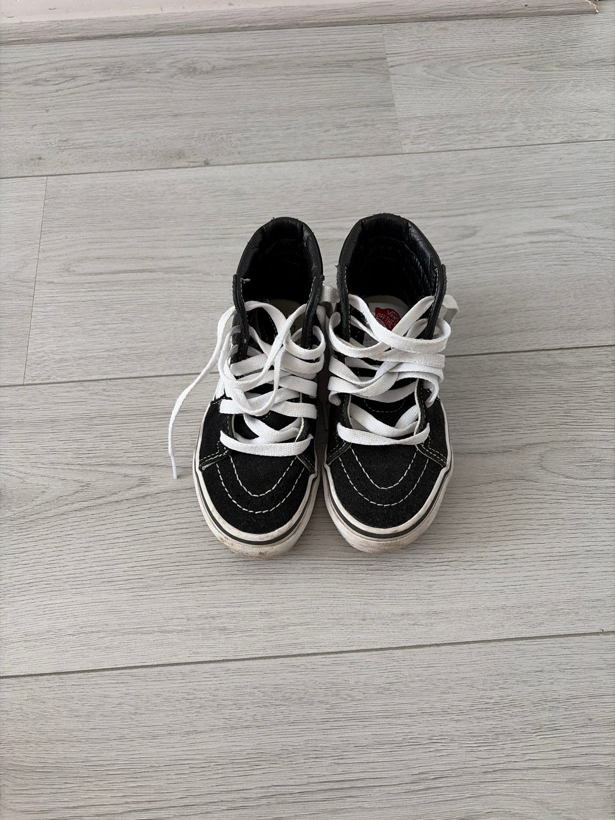 Vans Sk8-Hi sneakers zwart wit - maat 28, Ophalen of Verzenden, Zo goed als nieuw, Jongen of Meisje, Sportschoenen