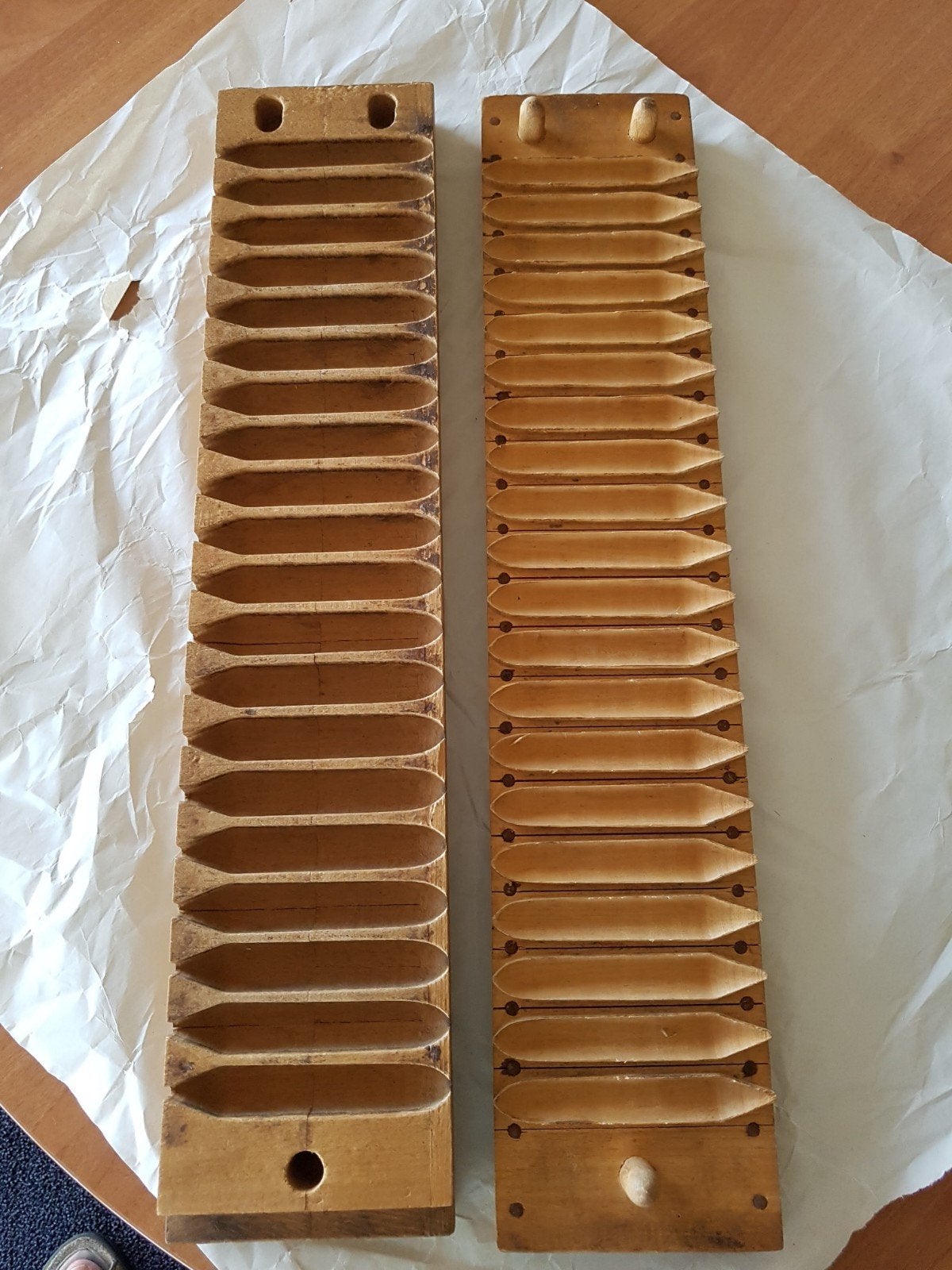 Antieke houten sigarenmal van Hart & Hertel, D.R.G.M., Ophalen