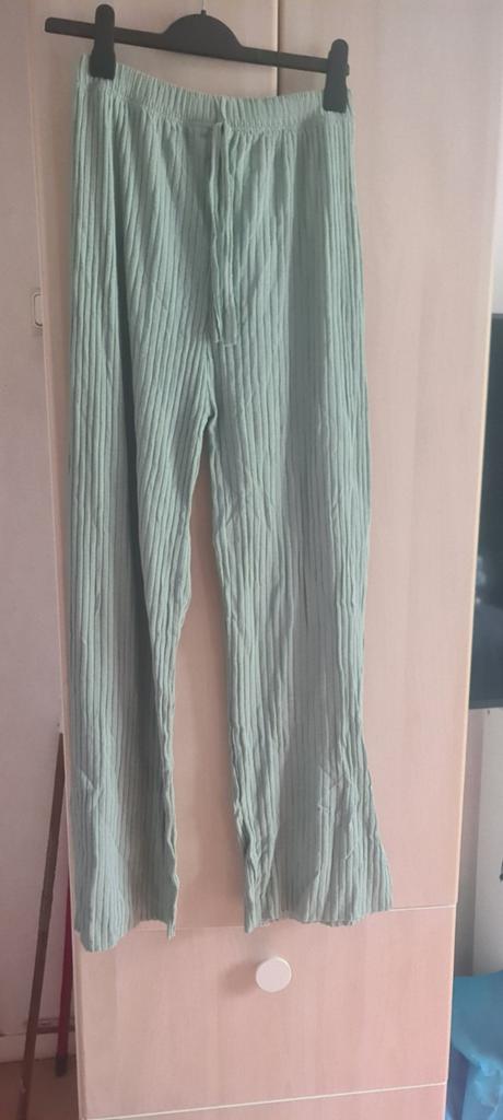 DELIZIA COLLECTION Ribbroek Maat M Mintgroen, Maat 38/40 (M), DELIZIA COLLECTION, Ophalen of Verzenden, Zo goed als nieuw