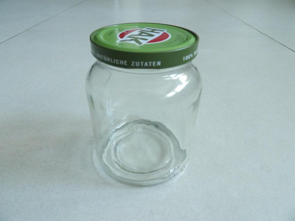 12 WEK /knutsel POTJES met groen deksel ( hak )10 cm x 7 cm, Ophalen of Verzenden, Zo goed als nieuw