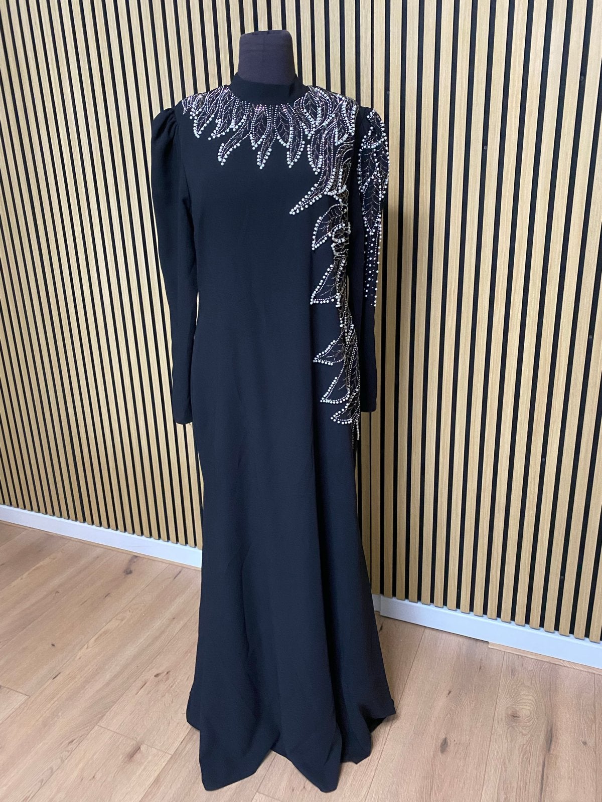Abiye, Kleding | Dames, Gelegenheidskleding, Zo goed als nieuw, Galajurk, Maat 46/48 (XL) of groter, Blauw, Ophalen of Verzenden