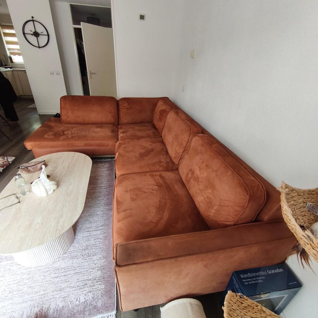 Comfortabele hoekbank - 2.87m x 2.15m, Huis en Inrichting, Ophalen, 250 tot 300 cm, Gebruikt, Hoekbank