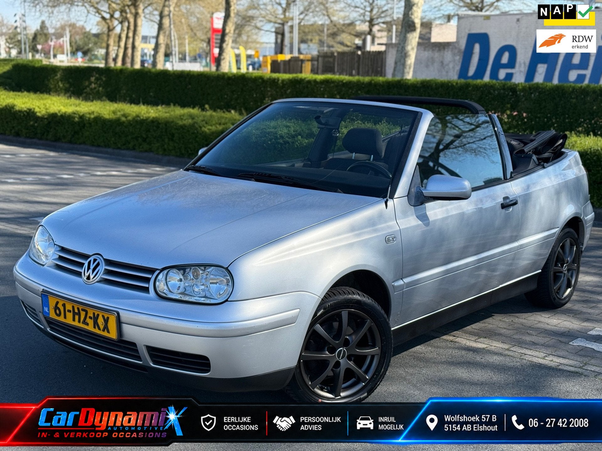 Volkswagen Golf Cabriolet 2.0 Trendline | Nieuwe APK | Rijd, Gebruikt, 4 cilinders, 4 stoelen, 116 pk