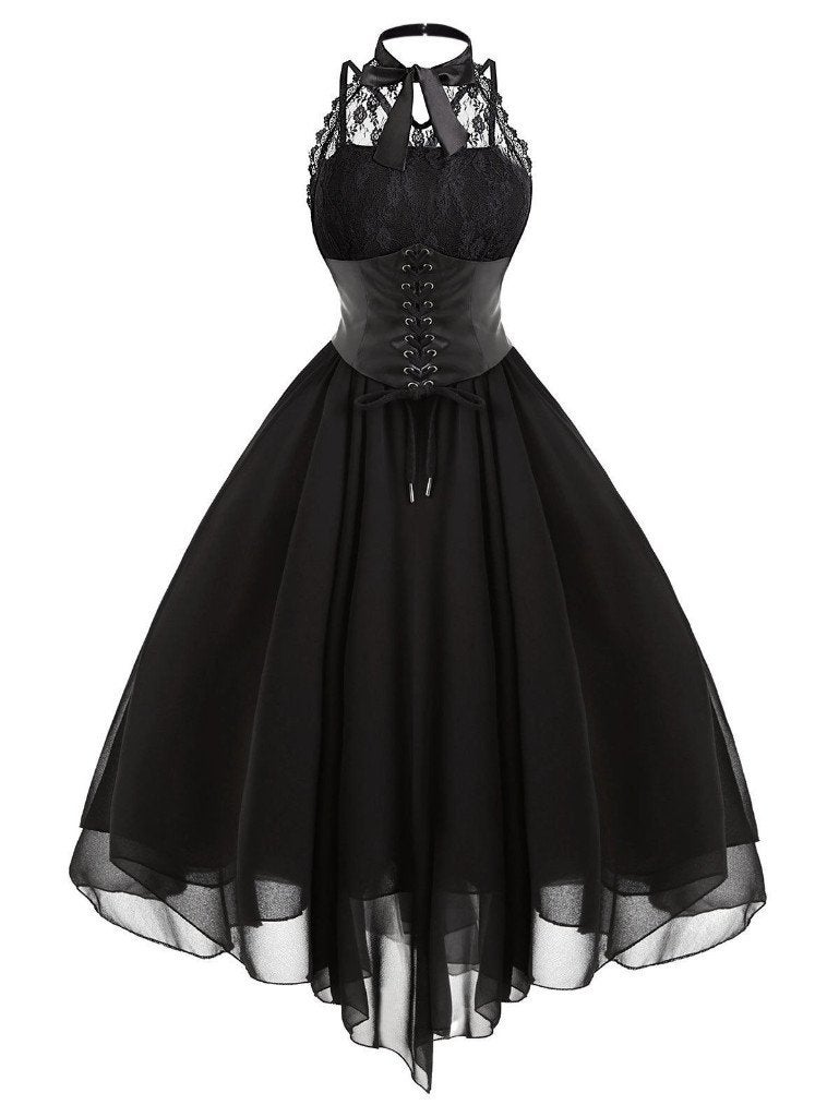 Victoriaanse korset jurk sexy punk gothic middeleeuwse, Verzenden, Nieuw, Pak of Jurk