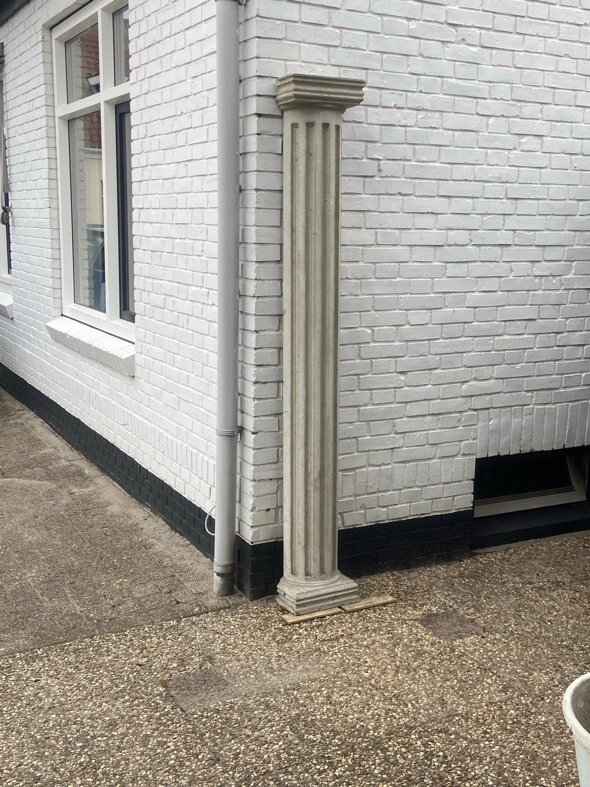 Decoratieve Hoge Betonnen Pilaar - Klassieke Stijl, Huis en Inrichting, Ophalen, Gebruikt