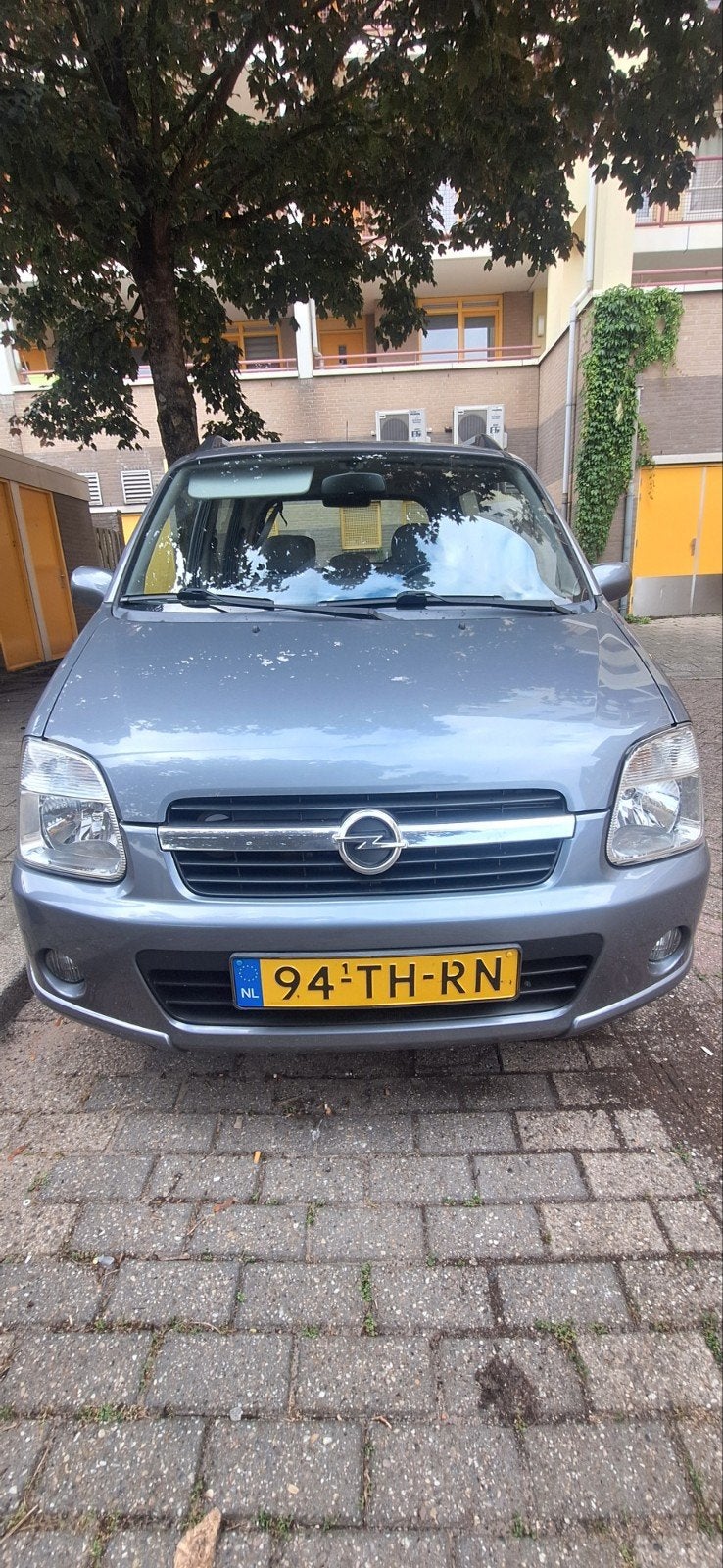 Opel Agila 1.2 16V Twinport 2006 Grijs, Auto's, Opel, Voorwielaandrijving, Stof, 40 €/maand, 4 cilinders
