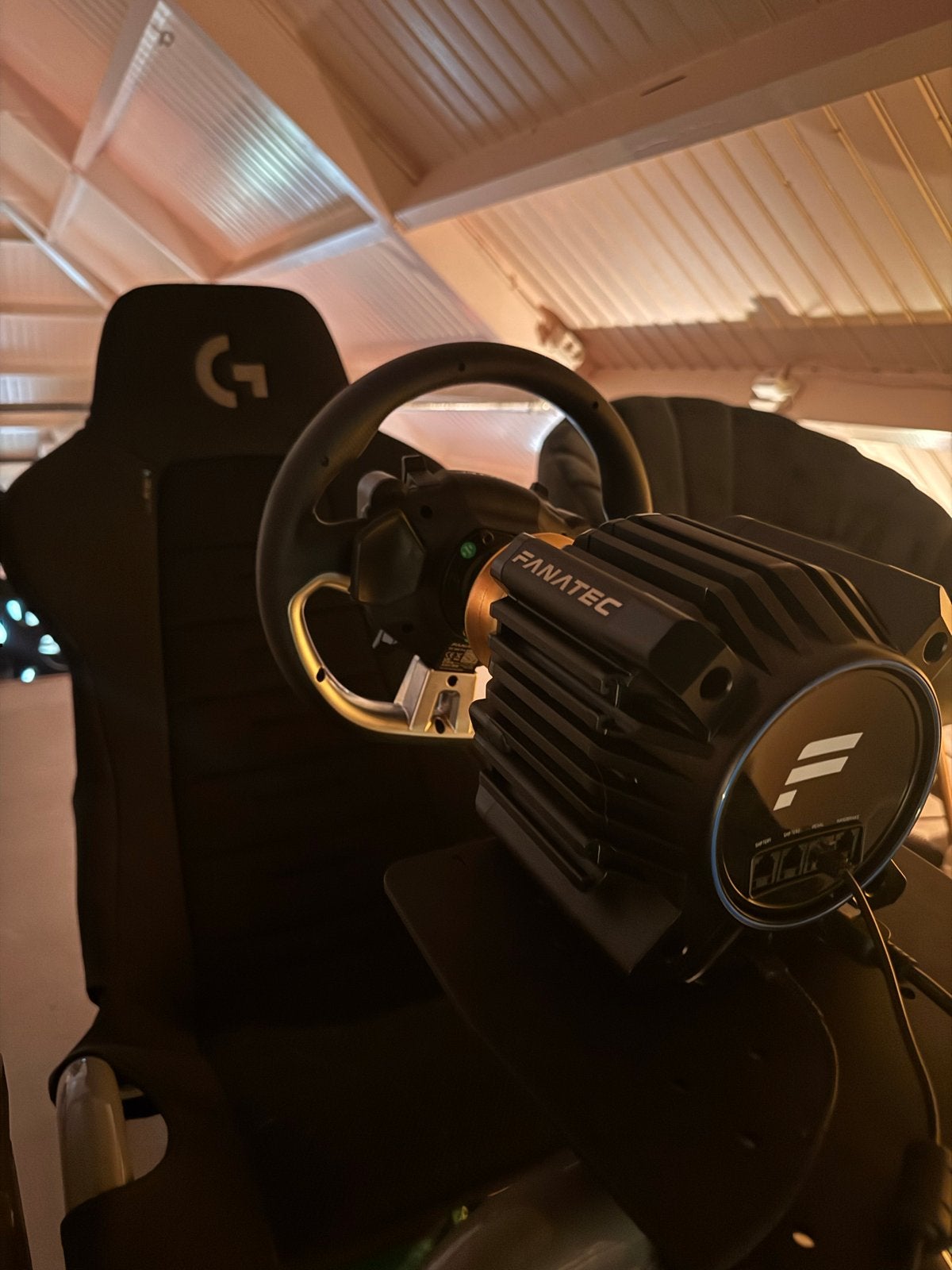 Fanatec GT DD Pro 8 Nm + QR2 + Load Cell +Playseat Trophy, Ophalen, Racestuur, Zo goed als nieuw, Direct drive