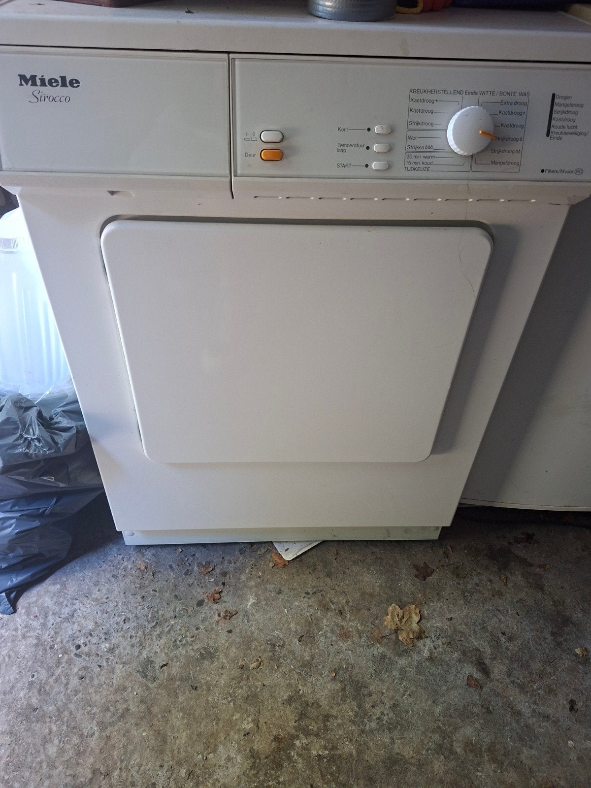 Miele Scirocco Wasdroger, Ophalen, Luchtafvoer, 85 tot 90 cm
