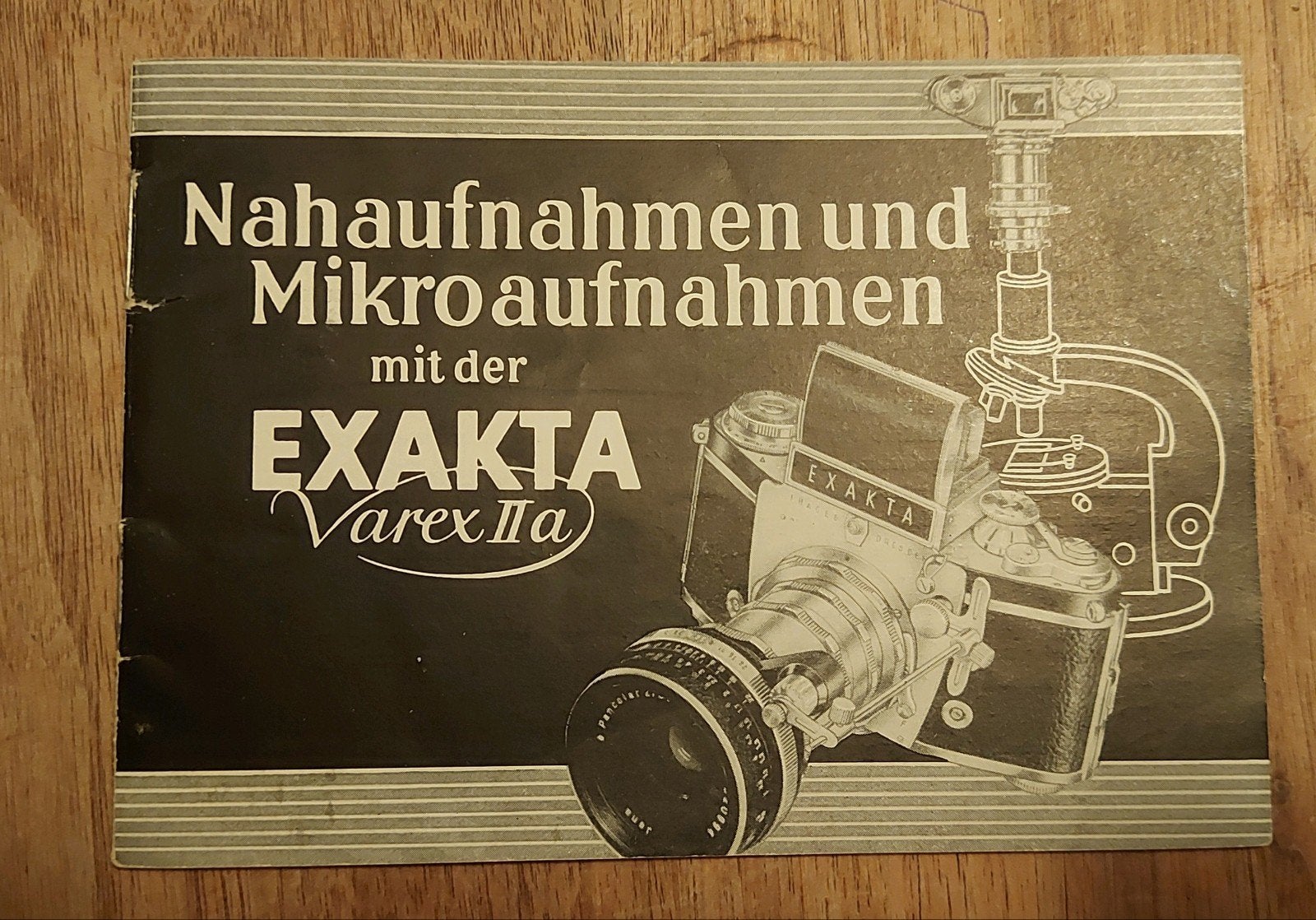 Exakta Varex IIa gebruiksaanwijzing Duits, Ophalen of Verzenden, Compact, Overige Merken
