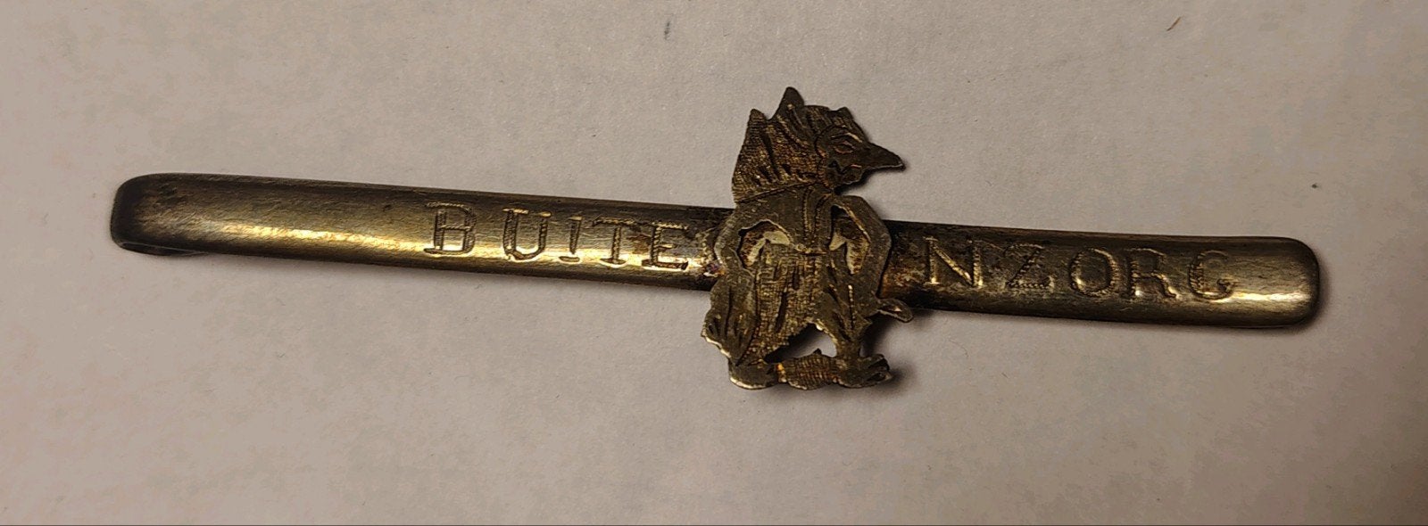 Nederlands-Indië Buitenzorg Zilveren Speldje Dasspeld 8.15gr, Ophalen of Verzenden, Gebruikt, Overige onderwerpen