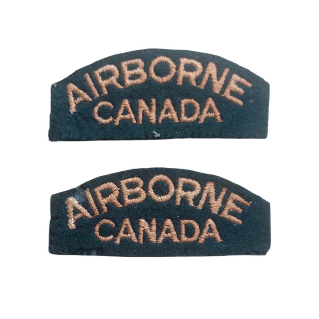 Canadese Straatnamen (Titles) Airborne Canada, Ophalen of Verzenden, Landmacht, Embleem of Badge
