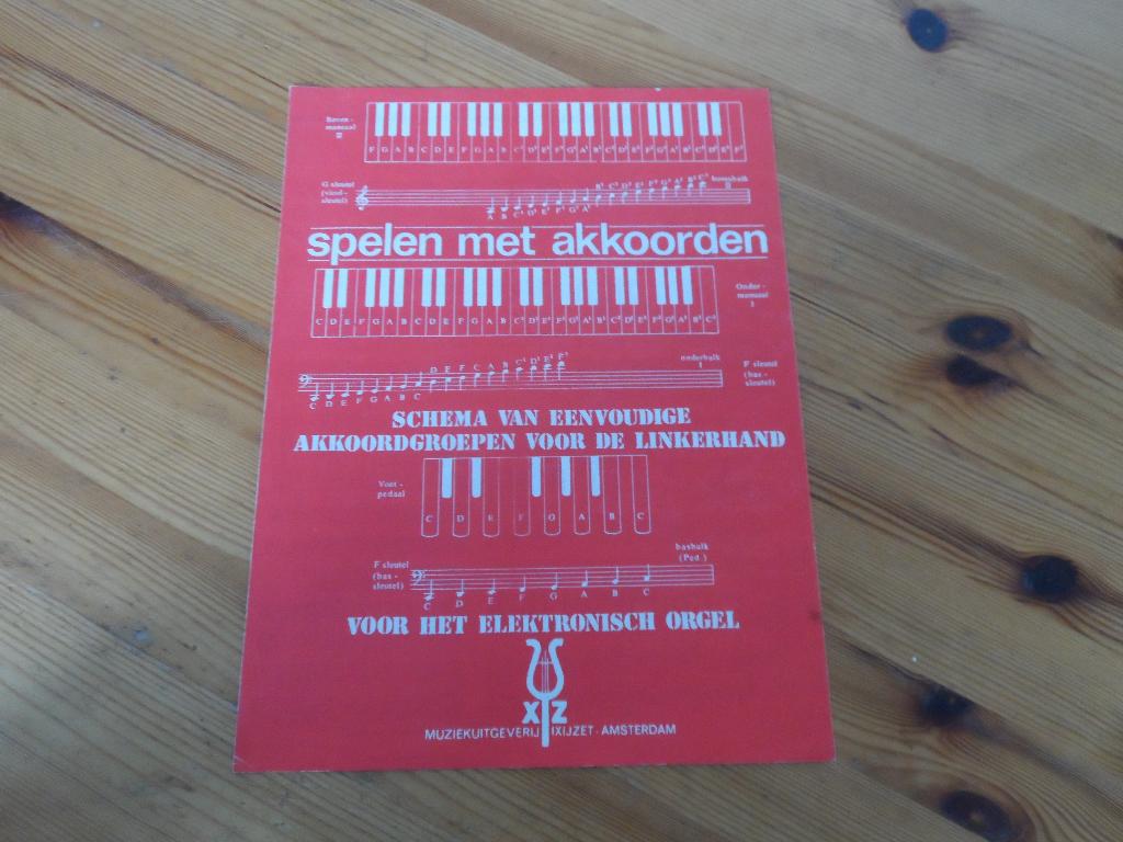 Spelen met akkoorden, Orgel, Gebruikt, Les of Cursus, Ophalen of Verzenden
