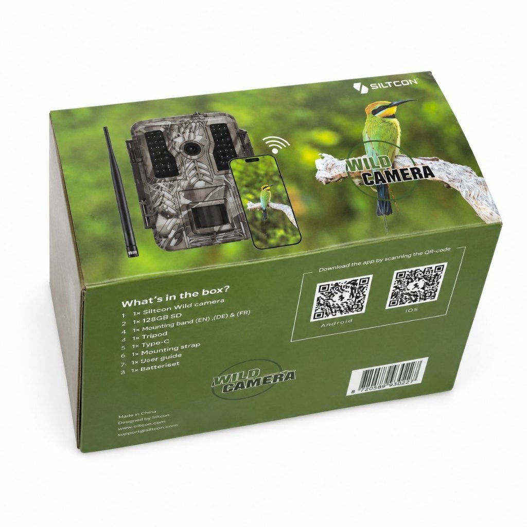 Siltcon Wild Camera 4K met wifi smartphone app | NIEUW