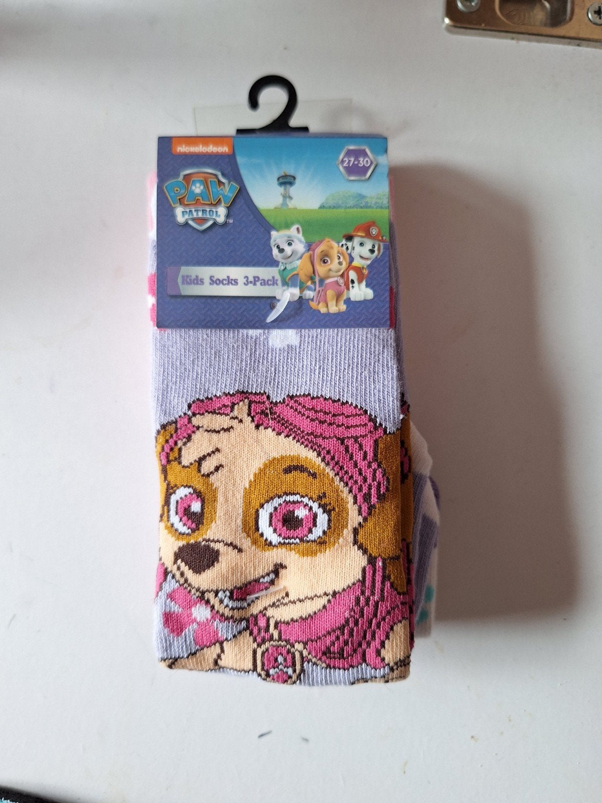 Nieuw! 3 paar Paw Patrol sokken mt 27-30, Meisje, Nieuw, Ophalen of Verzenden, Paw Patrol