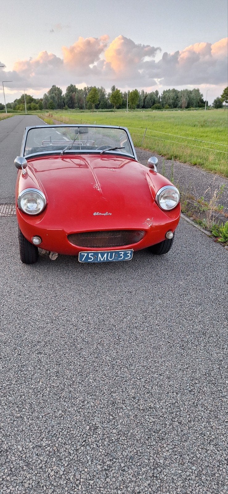 Nette goed rijdende Austin Healy Sprite, Auto's, Zwart, 4 cilinders, Cabriolet, 58 pk