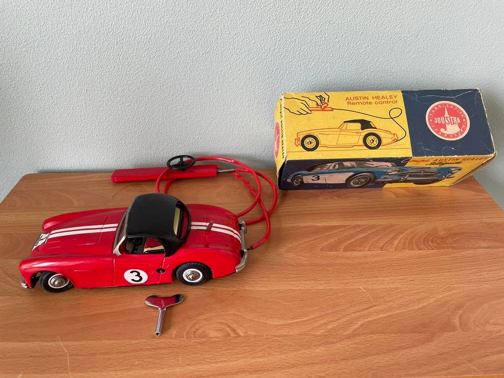 Austin healey mk3 1:18 Joustra remote  control r orig doos, Hobby en Vrije tijd, Ophalen of Verzenden, Gebruikt