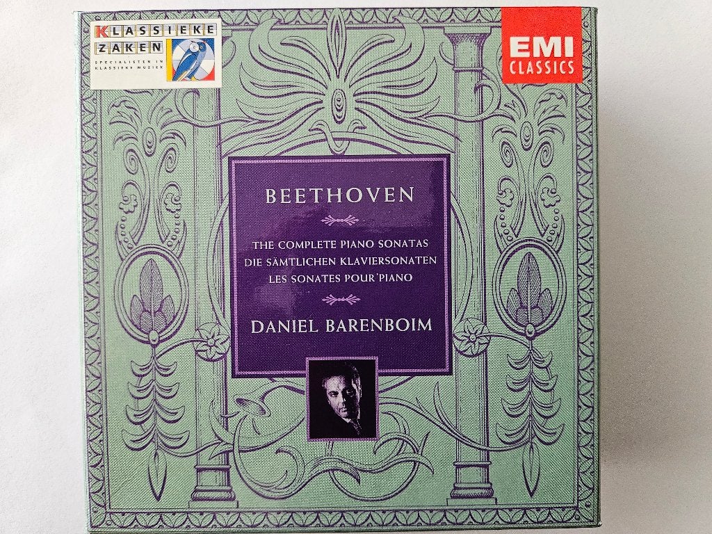 10CD Beethoven - Complete Piano Sonatas - Daniël Barenboim, Boxset, Ophalen of Verzenden, Zo goed als nieuw, Classicisme