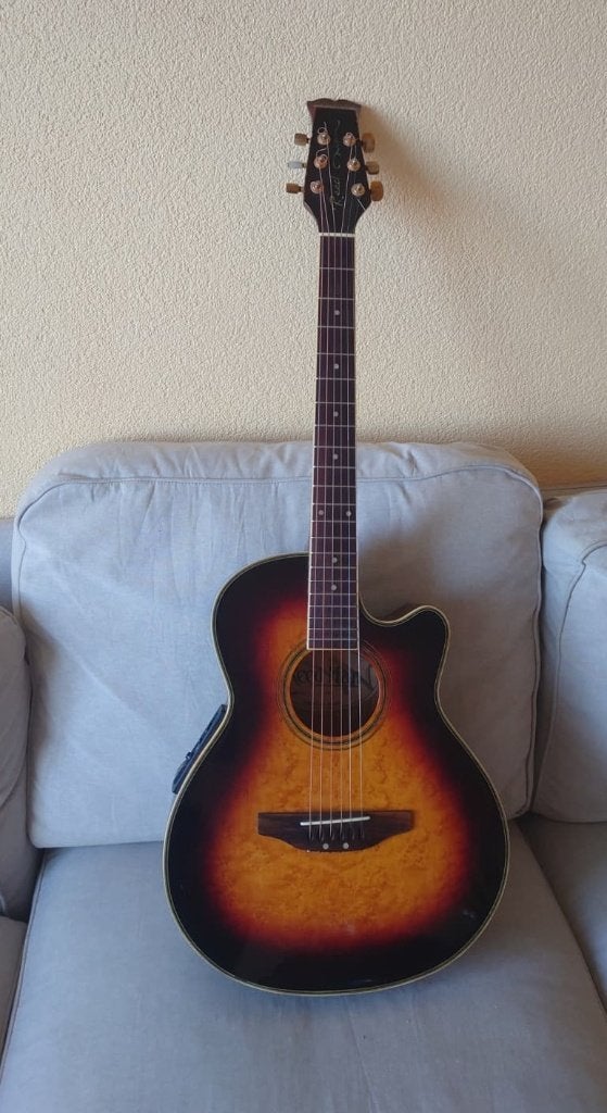 Reed Man RM50-E Elektro-Akoestische Gitaar - Japan, Muziek en Instrumenten, Snaarinstrumenten | Gitaren | Akoestisch, Ophalen